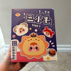 Tyke 3 Twelve Constellation Zipper Bag Pendant Blind Box.